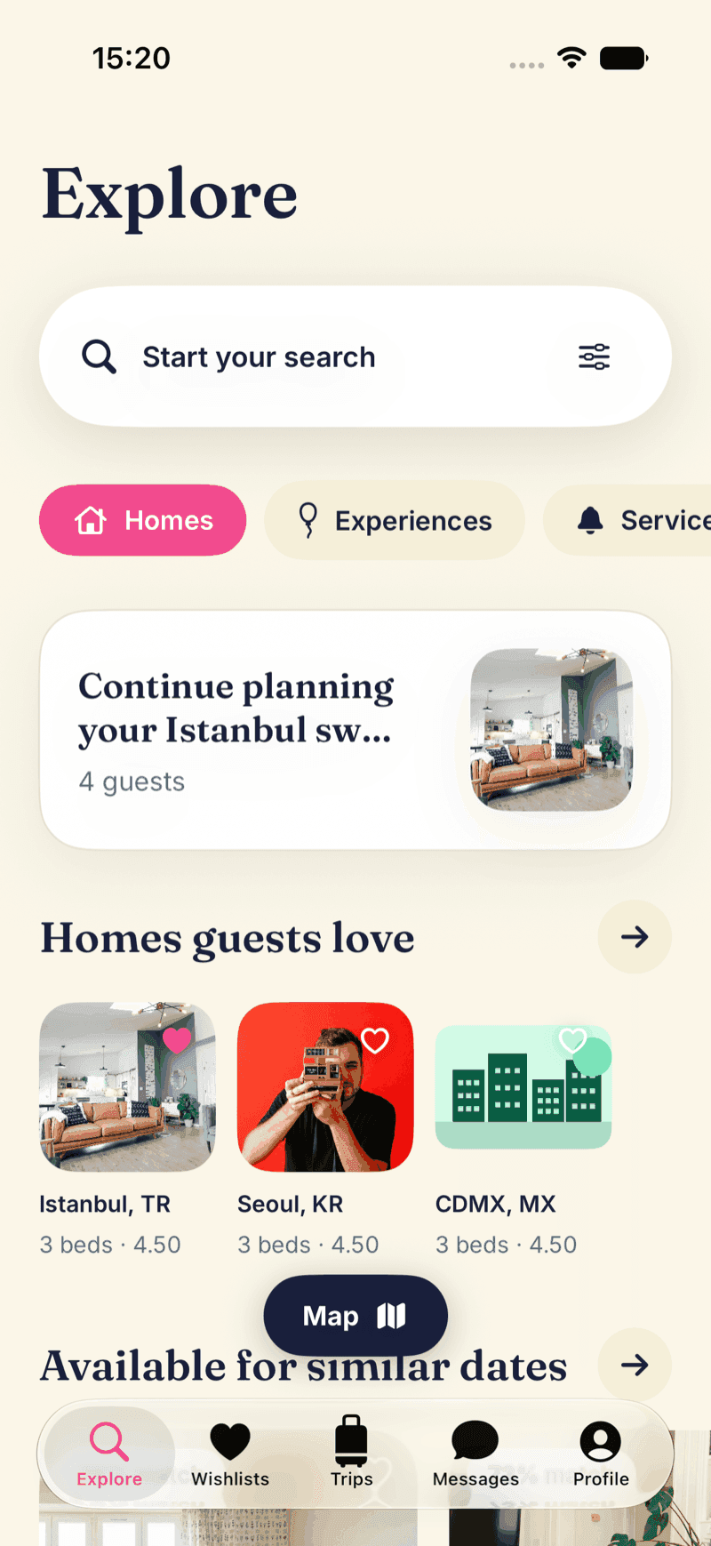Browse homes